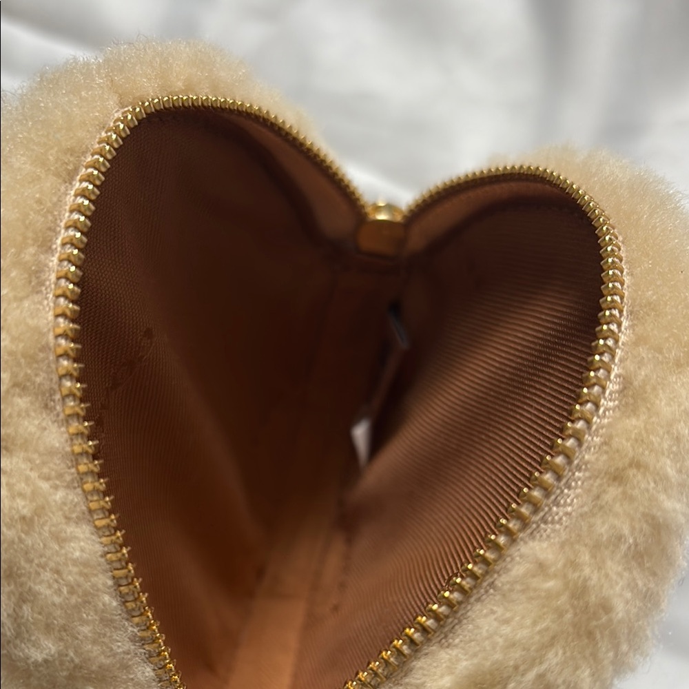 Coach Coin Case In Shearling - Picture 4 of 7